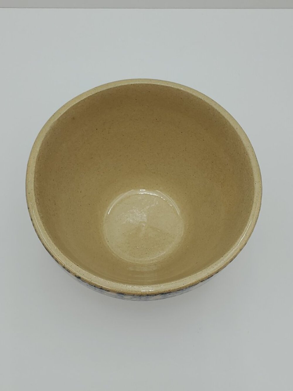 Robinson Ransbottom Blue Wheat 6" Mixing Bowl R. R. P. Co Roseville Sponge Bowl - Picture 3 of 6